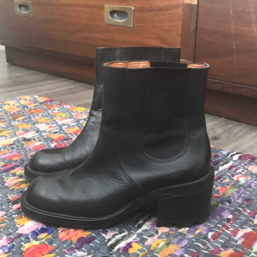 Vintage Harley Davidson Chunky Boots